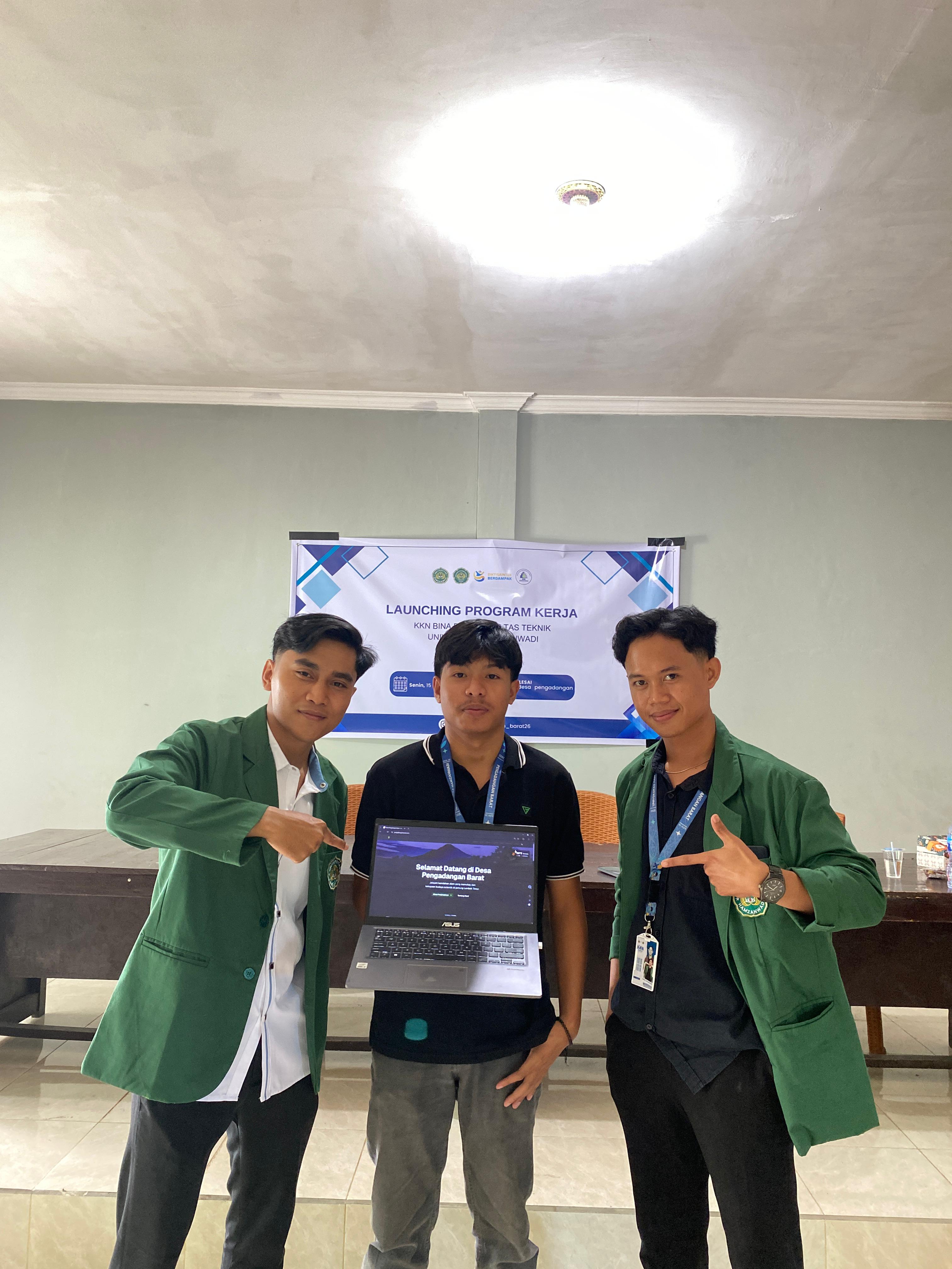 Transformasi Digital: Mahasiswa KKN Fakultas Teknik Universitas Hamzanwadi Luncurkan Website Resmi Desa Pengadangan Barat - Image 2